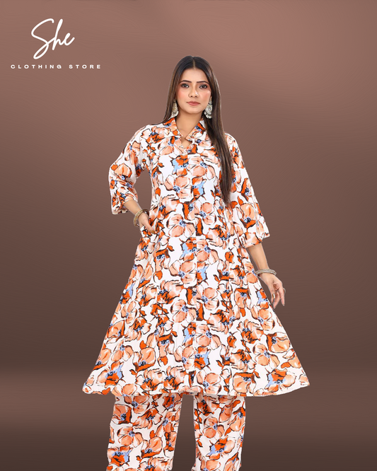 Garvi Co-ord Set - White